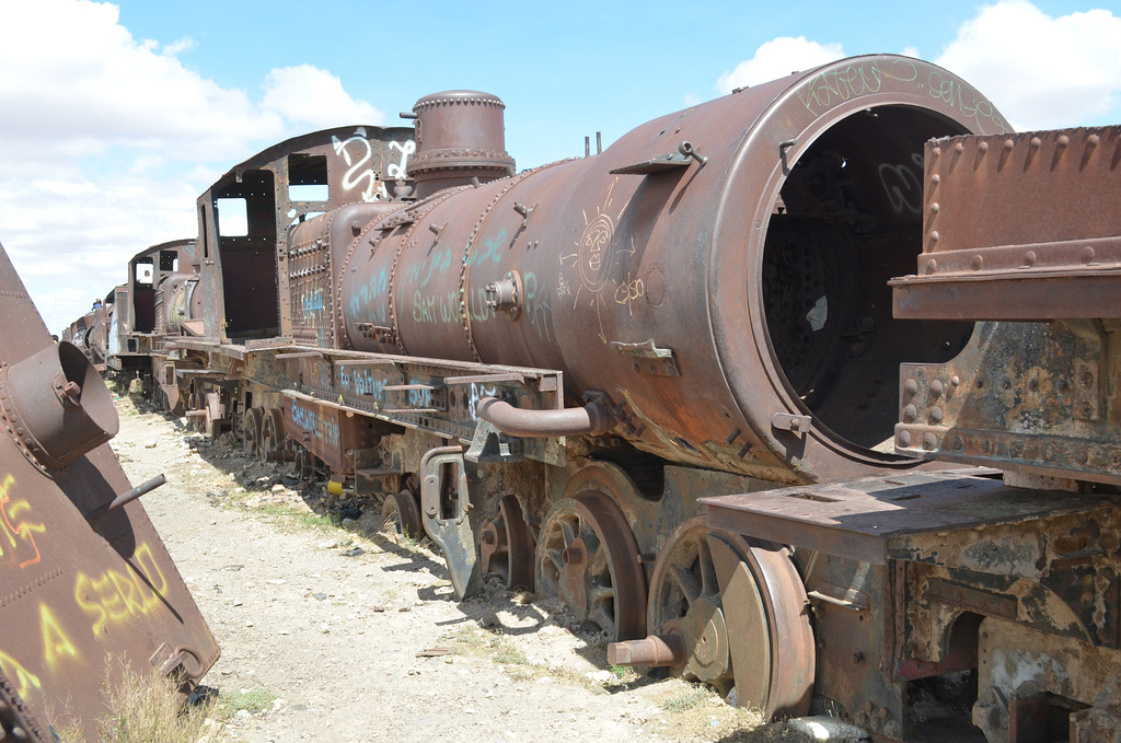 Bolivia, Uyuni, The Cemetery of Trains