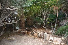 Israel, Eilat, Small Lounge in the Botanical Garden