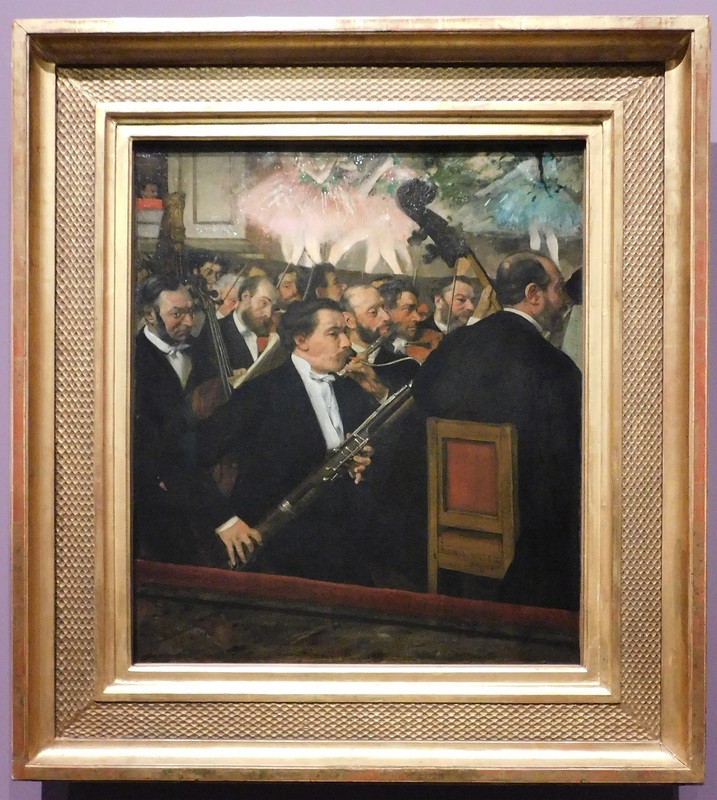 Orchestra of the Opera by Degas in the Metropolitan Museum of Art, December 2023