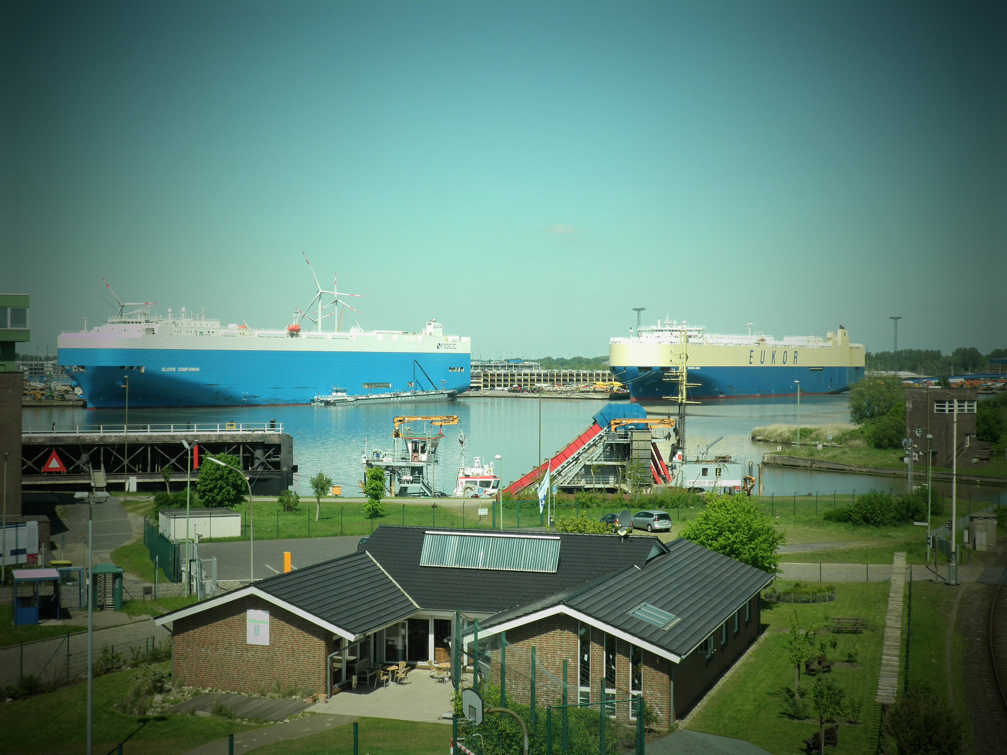 Autotransporter in Bremerhaven