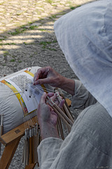 altes Handwerk im Burghof der Hermann-Festung, Burg Narva (© Buelipix)