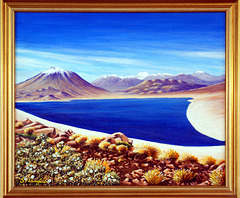 Une de mes toiles, Altiplano, Nord Chili