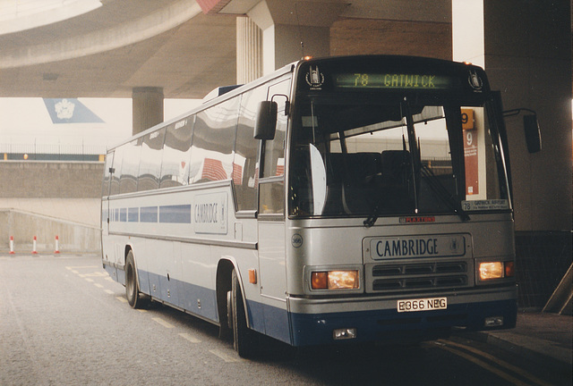 Cambridge Coach Services E366 NEG at Terminal 4, LHR - 21 Oct 1990