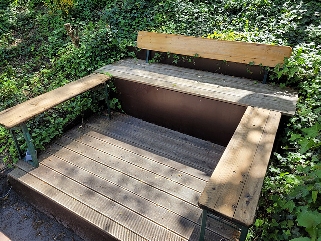 Biergarten-Bank