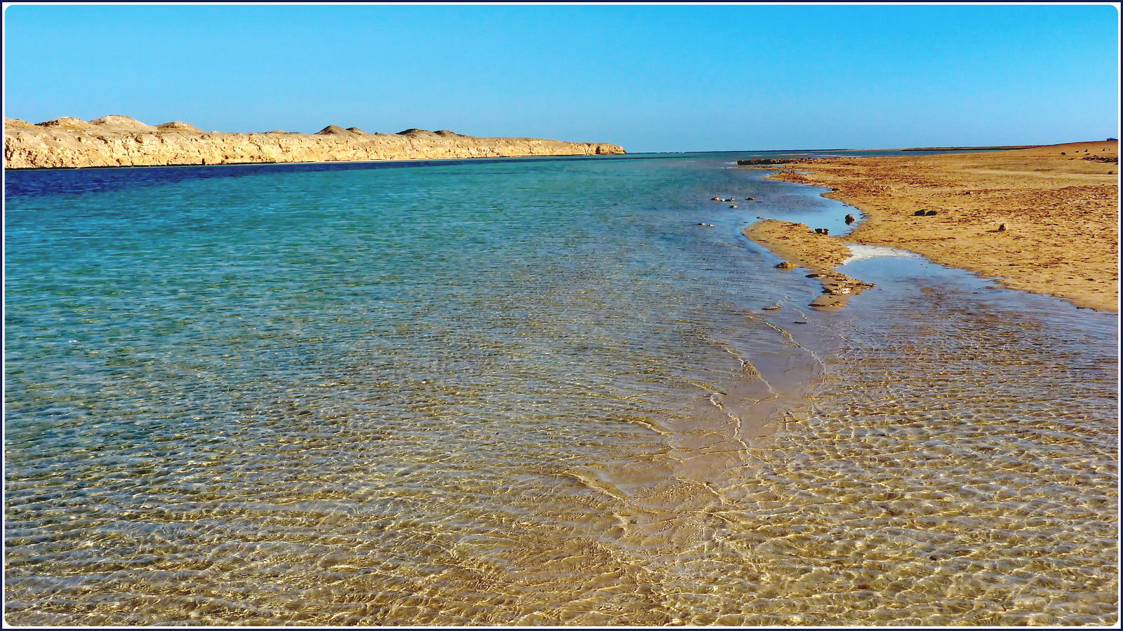 Sharm el Sheikh : Ras Mohammed - ' The enchanted lake': ora la marea sta salendo...