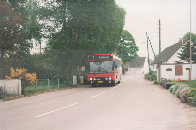 Sechers Rutebiler 4 (JP 94 487) at  Tved - May/June 1988 (Ref: DK28)