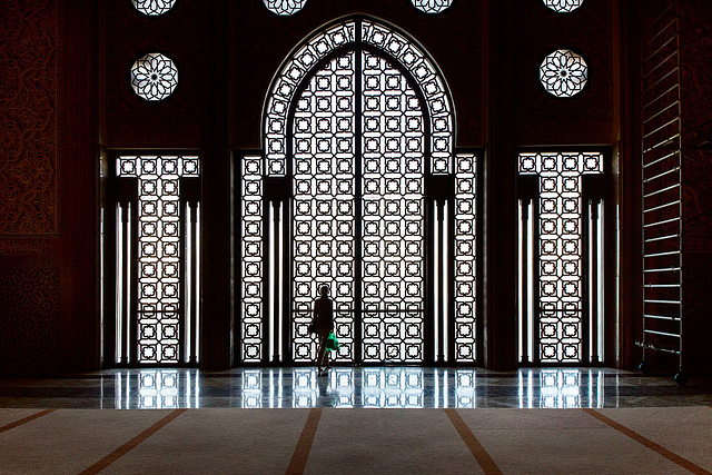 Casablanca. Inside the mosque