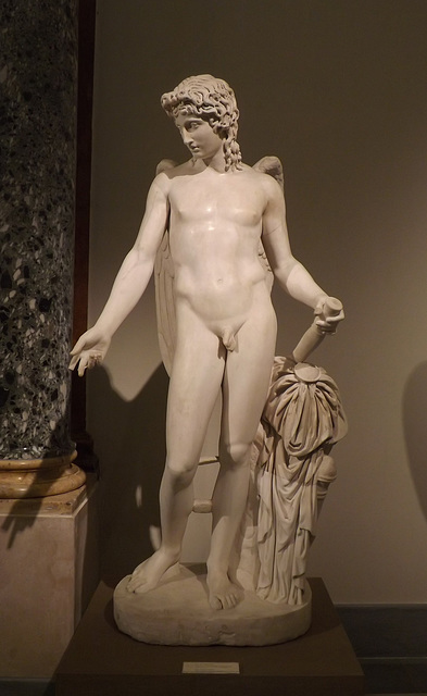 Statue of Eros of the Centrocelle Type in the Naples Archaeological Museum, July 2012