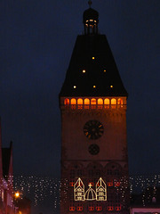 Speyer - Altpörtel mit Weihnachtsbeleuchtung