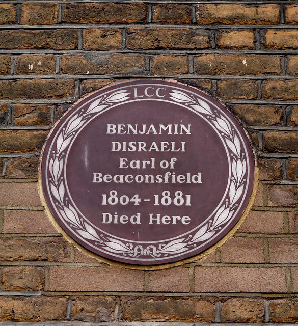 Place of Benjamin Disraeli's Death