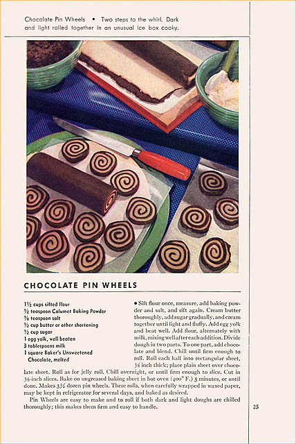 Baker's Famous Chocolate Recipes (7), 1936