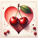 Cherry heart  ♥️