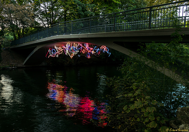 Erinnerung an den Lichtparcours 2020 - HFF!