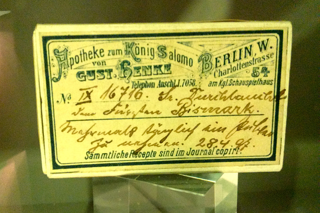 Friedrichsruh 2015 – Otto-von-Bismarck Stiftung – Medicine box of Otto von Bismarck