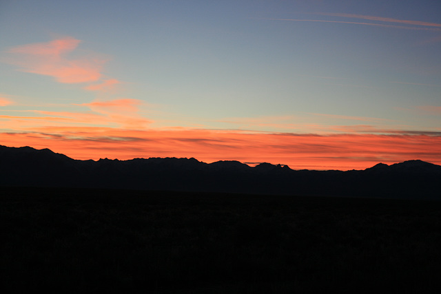 Sunset over Selenite Range