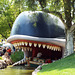 Monstro the Whale in the Storybookland Canal Boats in Disneyland, June 2016