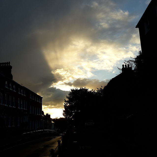 Sunset, Maltravers Street