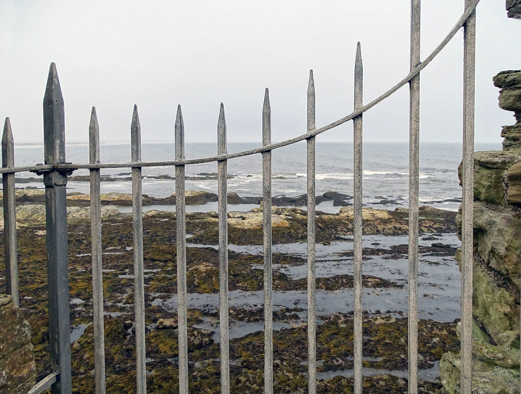 View of the North Sea from St.Andrews Castle