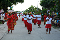 Polynésie Française, The Maupiti Atoll, Dance on the Festive Performance