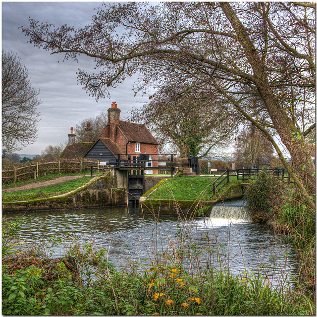 Triggs Lock, River Wey Navigation