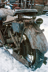 motorcycle archeology - 1936 Puch 800