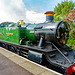 The train now standing,