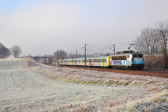 BB 25500 dans le givre