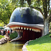 Monstro the Whale in the Storybookland Canal Boats in Disneyland, June 2016