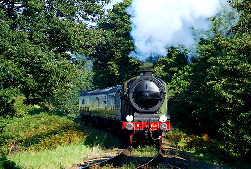 B12 4-6-0 # 8572 In the woods