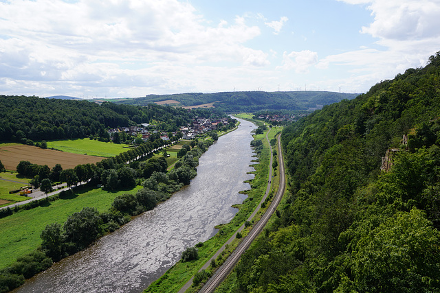 Blick von "Weserskywalk"