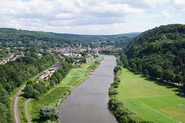 Blick von "Weserskywalk" II