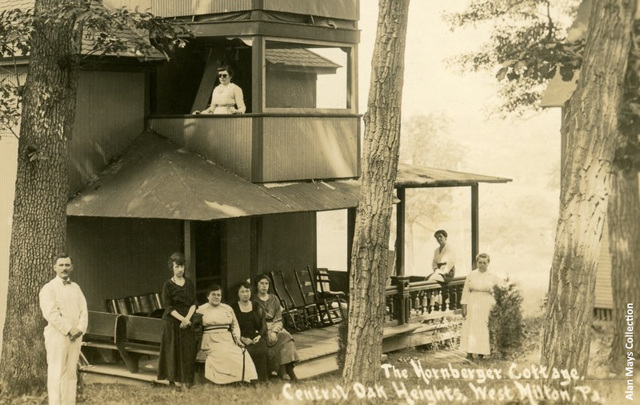 The Hornberger Cottage, Central Oak Heights, West Milton, Pa., ca. 1920s (Cropped)