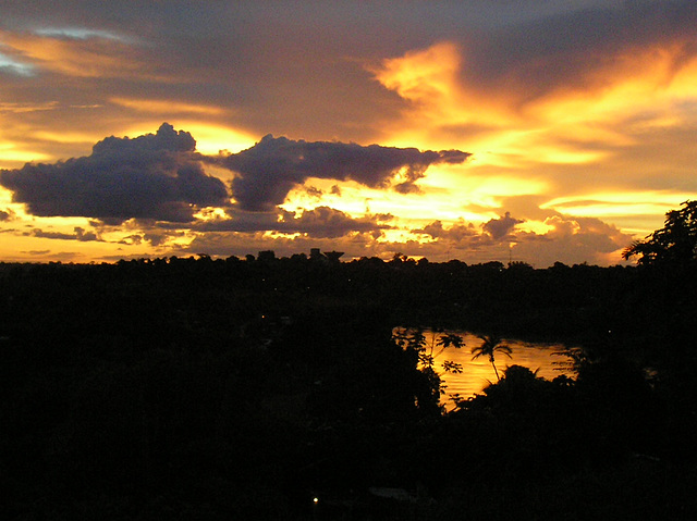 Posta de Sol a Rio Branco-Estat d'Acre-Brasil