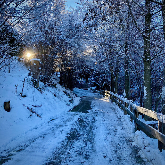 Einen winterlichen HFF