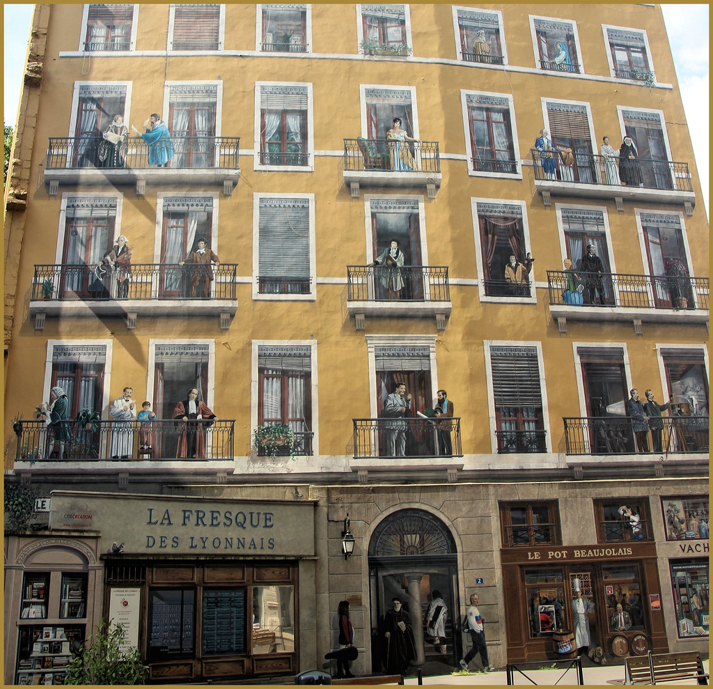 Lyon (69) 14 juin 2017. Le "Mur des Lyonnais".