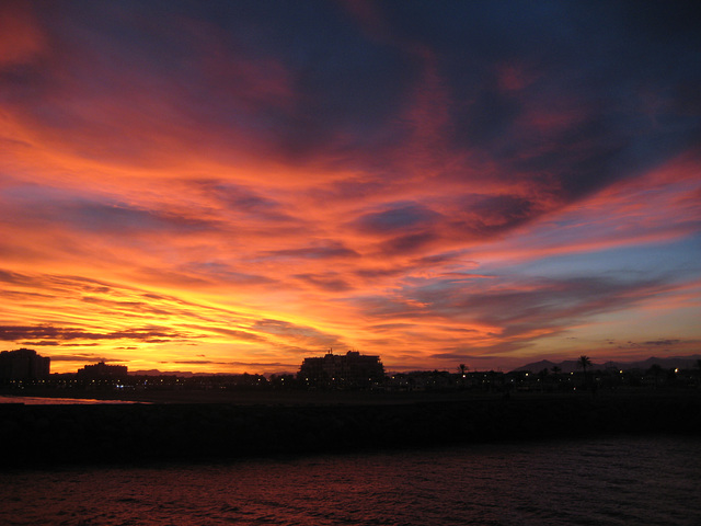 Sonnenuntergang über Emburiabrava