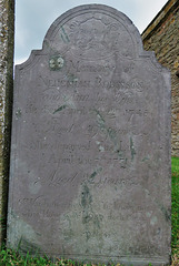 crick church, northants (19)gravestone of nehemiah robinson +1745