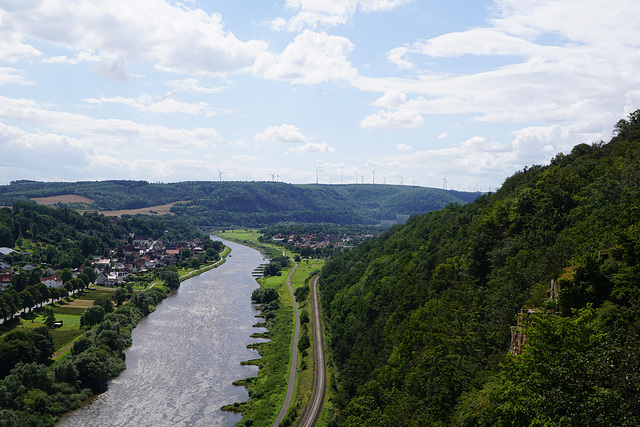 Blick von "Weserskywalk" III