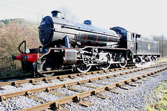 61994 THE GREAT MARQUESS at Kingsley & Froghall Churnet Valley Railway 14th January 2007