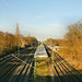 Blick über den Bahnhof Hamm-Heessen / 17.03.2020