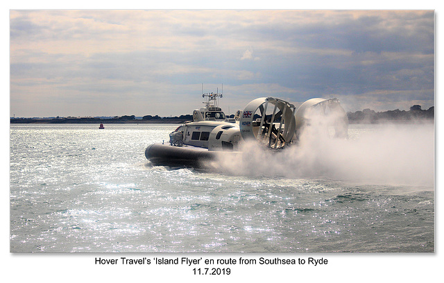 Island Flyer - Southsea  to Ryde - 11 7 2019