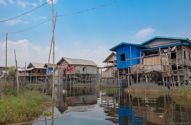 unterwegs in Nampan auf dem Inle-See (© Buelipix)