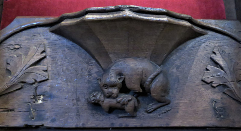 godmanchester church, hunts (24) late c15 misericord