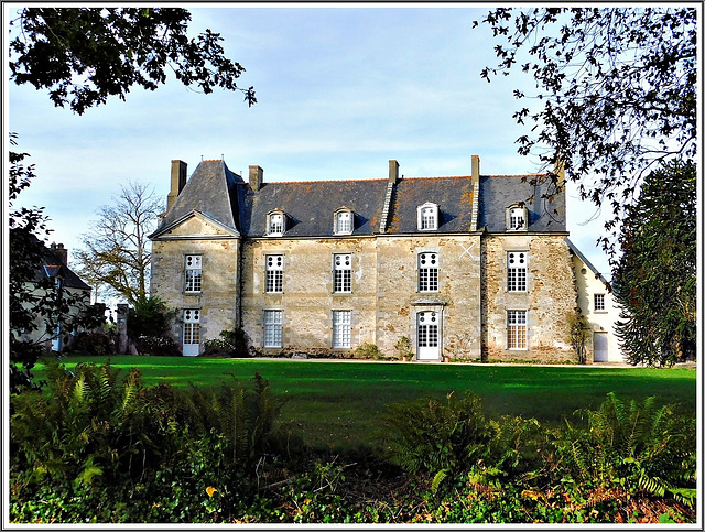 Le manoir ou château de la Crochais XVIII ième siècle à Beaussais sur Mer (22)