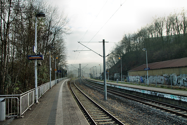 S-Bahn-Haltepunkt Velbert-Nierenhof / 10.01.2021