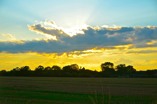 Gnosall sunset