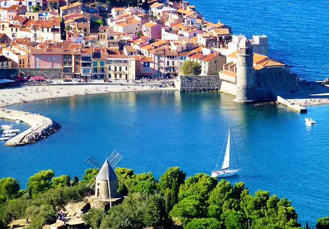 FR - Collioure - View from Fort Saint Elme