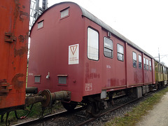 Bauwagen der ehemaligen ( BTB ) Burgdorf-Thun-Bahn