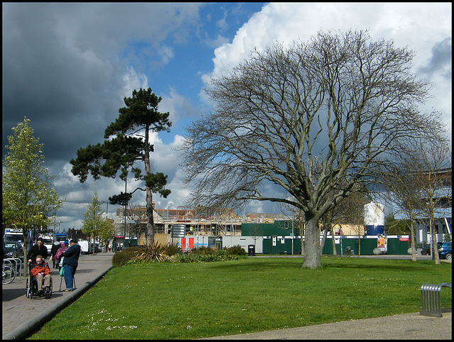 big clouds at Manzil Way