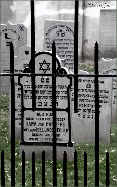 Jewish Cemetery in Elburg (the Netherlands)...